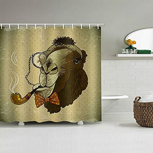 Rideau de douche Chameau 170x180 cm