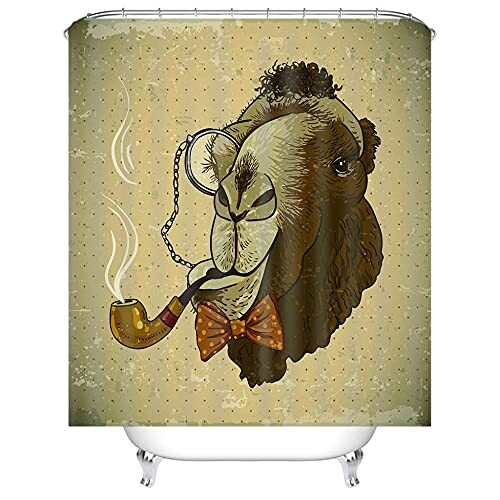 Rideau de douche Chameau 170x180 cm variant 2 