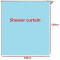 Rideau de douche Chameau 180x180 cm - miniature variant 1