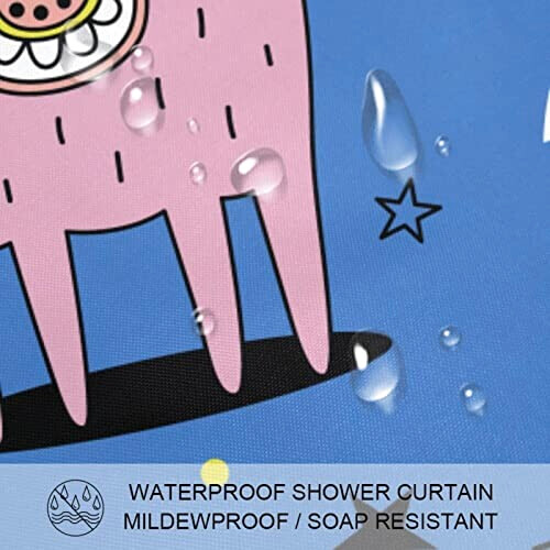 Rideau de douche Chameau multi-couleur variant 1 