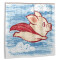 Rideau de douche Cochon flying pig plastic - miniature variant 3