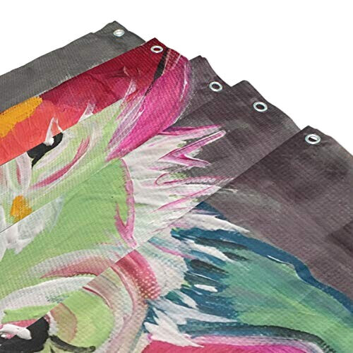 Rideau de douche Cochon multicolore 168x183 cm variant 1 