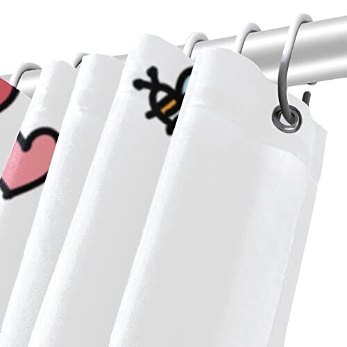 Rideau de douche Cochon multi-couleur variant 3 