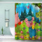 Rideau de douche Cochon couleur 120x180 cm - miniature