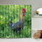 Rideau de douche Coq 120x200 cm - miniature variant 1