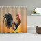 Rideau de douche Coq 170x180 cm - miniature