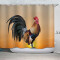Rideau de douche Coq 170x180 cm - miniature variant 2
