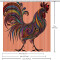 Rideau de douche Coq multicolore 152.4x182.9 cm - miniature variant 5