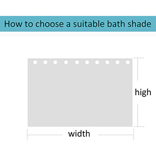 Rideau de douche Coq 80x180 cm variant 5 