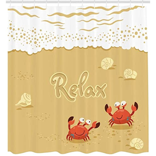 Rideau de douche Crabe 120x200 cm variant 0 
