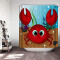 Rideau de douche Crabe 90x180 cm - miniature