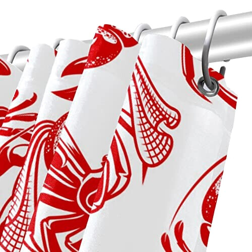 Rideau de douche Crabe multi-couleur variant 3 