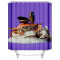 Rideau de douche Crabe style 90x180 cm - miniature