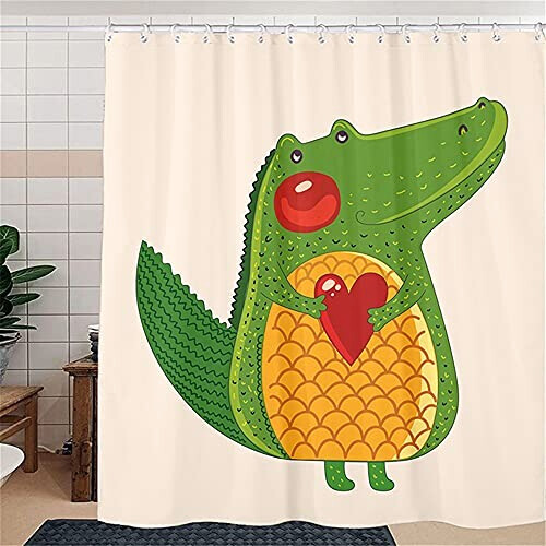 Rideau de douche Crocodile 120x200 cm variant 0 