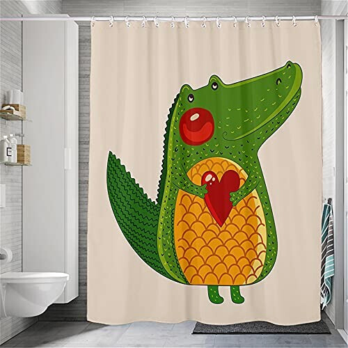 Rideau de douche Crocodile 120x200 cm variant 1 