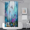 Rideau de douche Dauphin bleu 122x183 cm - miniature variant 1