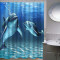 Rideau de douche Dauphin couleur 120x200 cm - miniature variant 2
