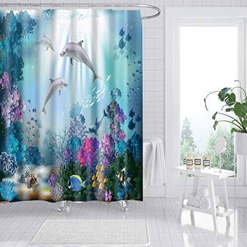 Rideau de douche Dauphin 180x180 cm variant 0 