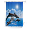 Rideau de douche Dauphin 180x180 cm - miniature