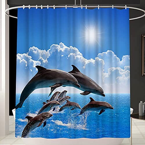 Rideau de douche Dauphin 180x180 cm variant 0 