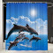Rideau de douche Dauphin 180x180 cm - miniature variant 1