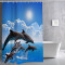 Rideau de douche Dauphin 180x180 cm - miniature variant 2