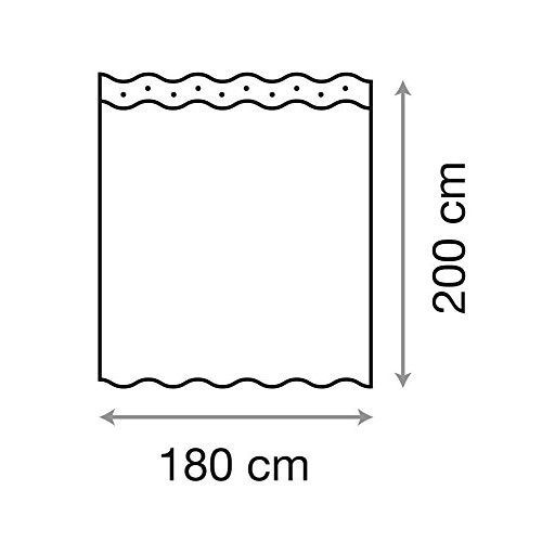 Rideau de douche Dauphin 180x200 cm variant 2 