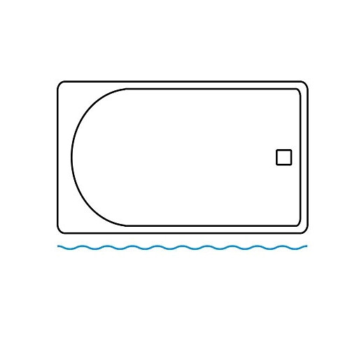 Rideau de douche Dauphin 180x200 cm variant 3 