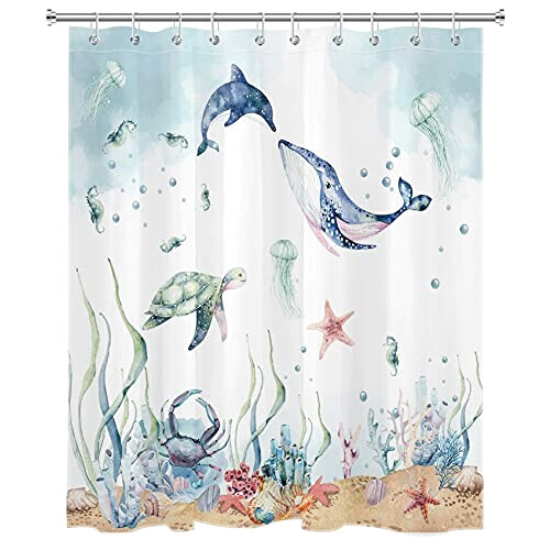 Rideau de douche Dauphin multi 150x180 cm variant 0 