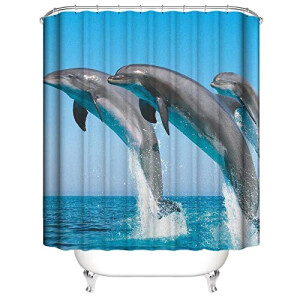 Rideau de douche Dauphin yl 150x180 cm