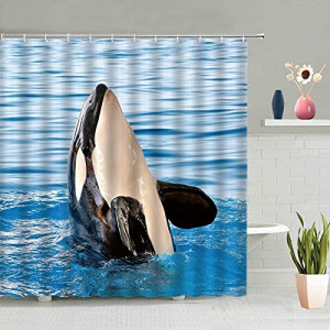 Rideau de douche Dauphin 180x200 cm