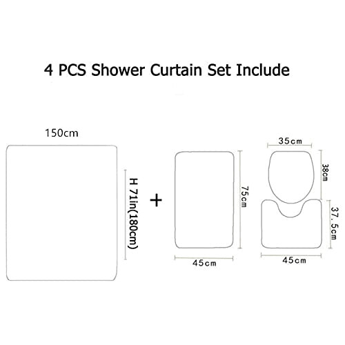 Rideau de douche Dauphin 150x180 cm variant 2 