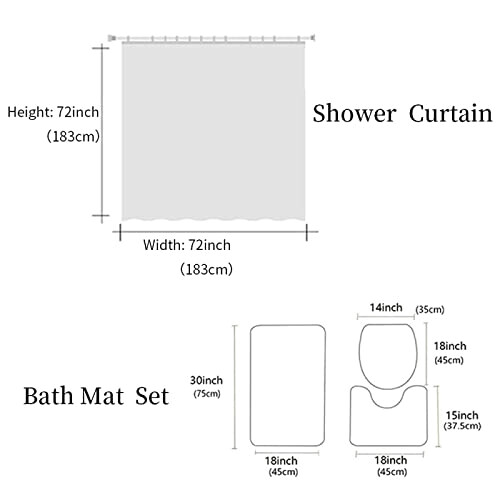 Rideau de douche Dauphin kit de salle de bain 183x183 cm variant 1 