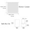 Rideau de douche Dauphin kit de salle de bain 183x183 cm - miniature variant 2