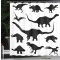 Rideau de douche Dinosaure gris taupe 175x200 cm - miniature variant 3