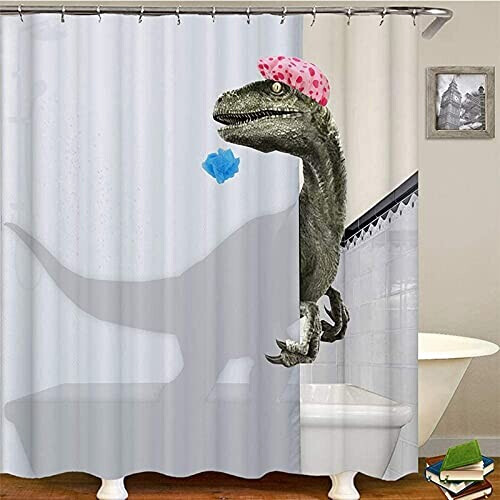 Rideau de douche Dinosaure variant 0 