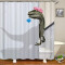 Rideau de douche Dinosaure 180x180 cm - miniature