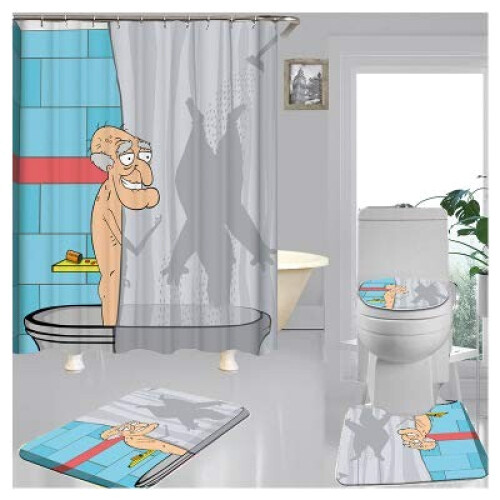 Rideau de douche Dinosaure 180x180 cm variant 4 