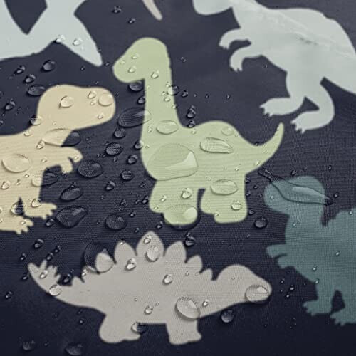 Rideau de douche Dinosaure multicolore 200x200 cm variant 1 