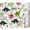 Rideau de douche Dinosaure 180x180 cm - miniature variant 2