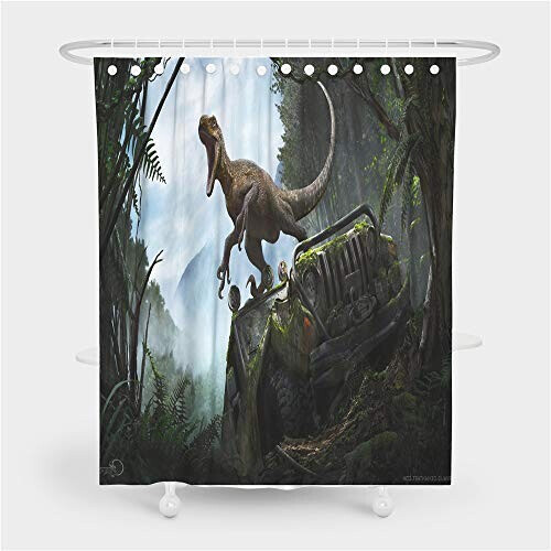 Rideau de douche Dinosaure 90x180 cm variant 0 