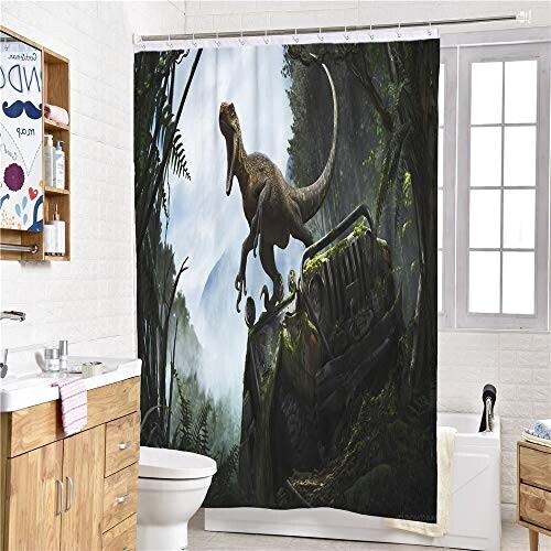 Rideau de douche Dinosaure 90x180 cm variant 1 