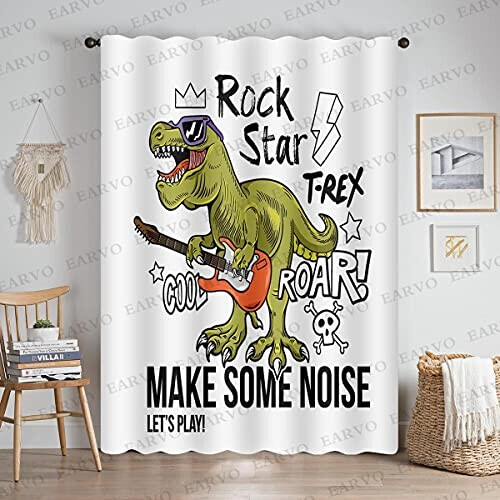 Rideau de douche Dinosaure blanc gray variant 5 