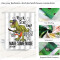 Rideau de douche Dinosaure blanc gray - miniature variant 4