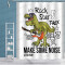 Rideau de douche Dinosaure blanc gray - miniature variant 5