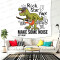 Rideau de douche Dinosaure blanc gray - miniature variant 7
