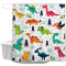Rideau de douche Dinosaure motif de 90x180 cm - miniature variant 1