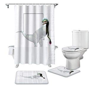 Rideau de douche Dinosaure impression de mode 183x183 cm