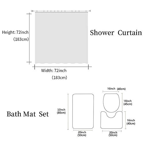 Rideau de douche Dinosaure impression de mode 183x183 cm variant 3 