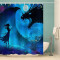 Rideau de douche Dragon couleur 120x180 cm - miniature variant 1